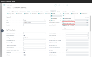 Dynamics Business Central - Access Recurring Purchase Lines on Vendor Card