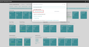 Dynamics Business Central - Searching for page Recurring Purchase Lines