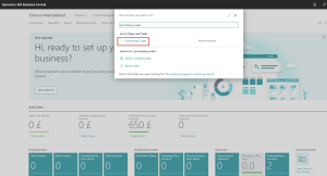 Dynamics Business Central - Search for Purchasing Codes Page
