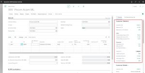 Dynamics Business Central - Sales Invoice Document