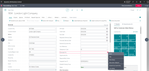 Dynamics Business Central - Personalize options Interface